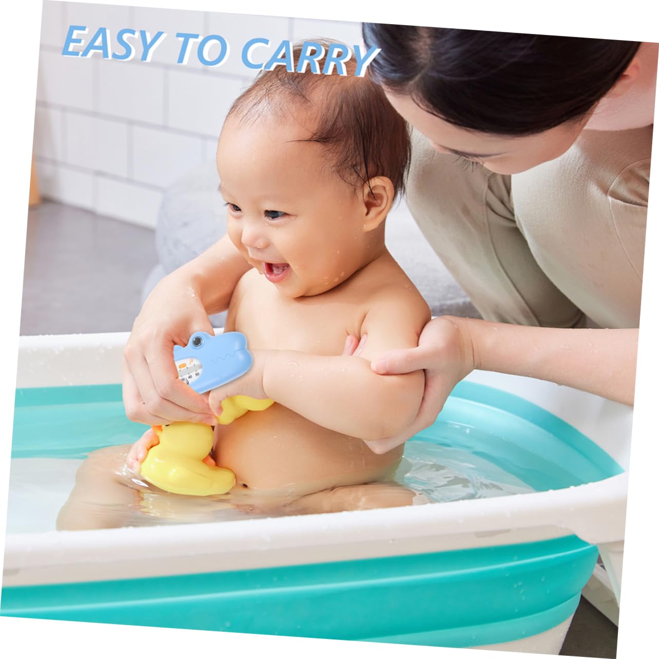 Toddmomy 5 Ensembles Thermomètre De Piscine De Dessin Animé Température Du Bain De Bébé Thermomètre À Eau Pour L'eau Pp Sky-blue 2 Pièces * 5