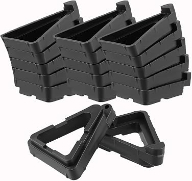 50 PCS Plant Pot Feet, Plastic Feet for Garden Pots, Breathable Triangle Pot Risers, Invisible Lifters Supports Pots for Garden, Indoor Outdoor Planters