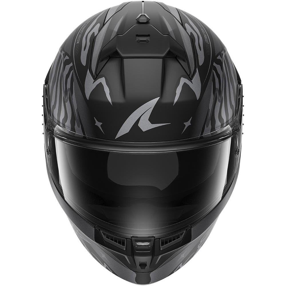 SHARK, Casco Moto Integrale SKWAL CUP SPEED-FANCY Black Anthracite Silver KAS, XS