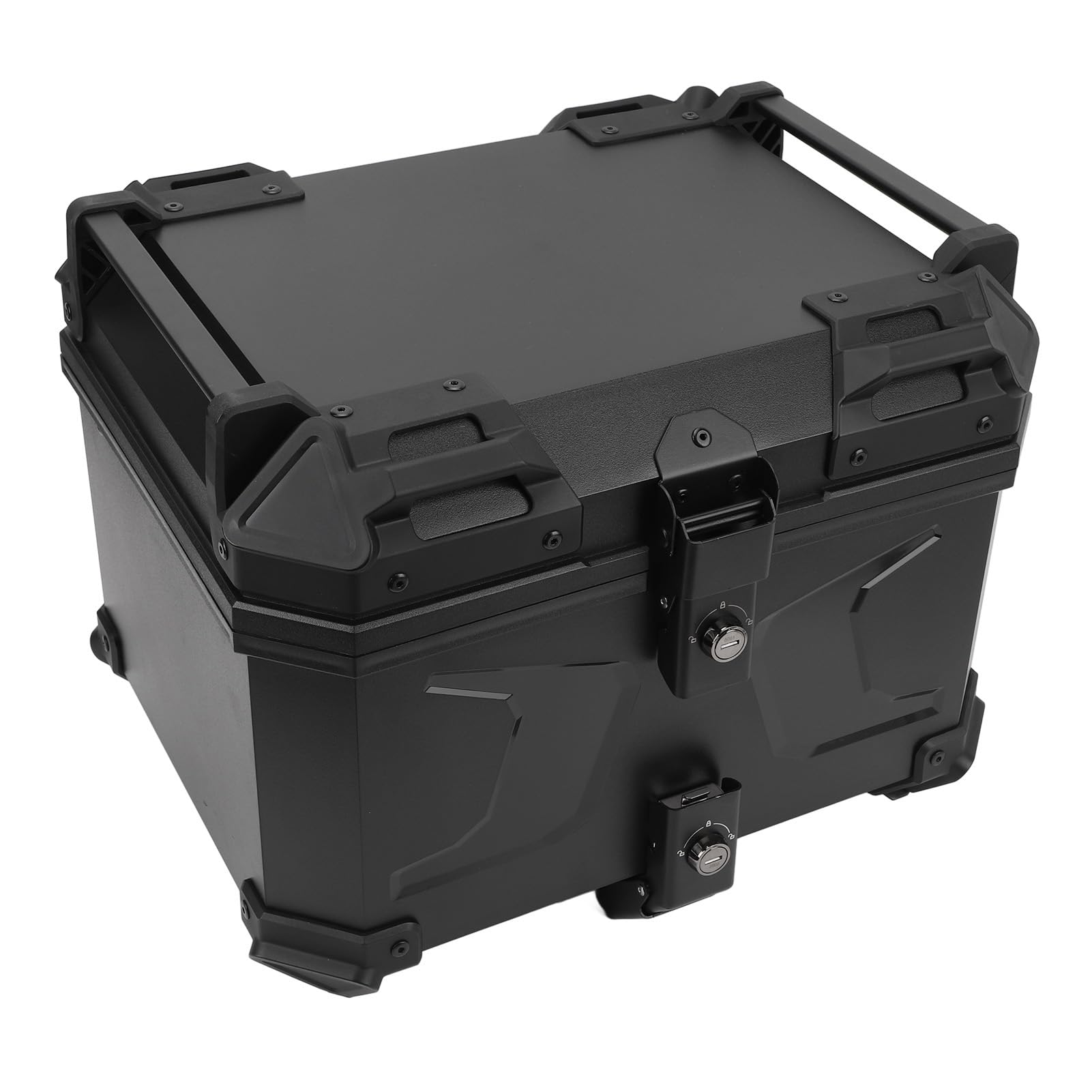 CHICIRIS 45L Kufer na Kufer na Motocykl ABS Tylny Schowek Motocykl z Zamkiem Szybko Otwierany Wodoodporny 42 X 33 X 33 Cm Dla Osób Dojeżdżających do Pracy Dla Motocyklistów