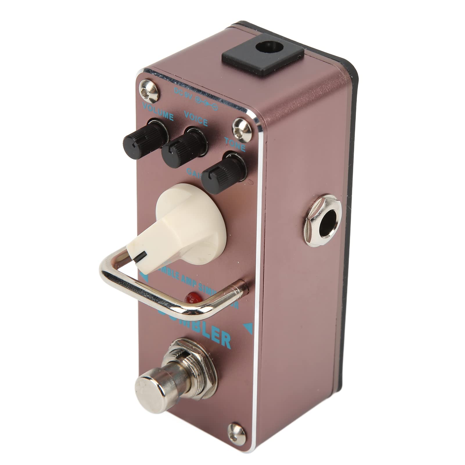 Sonew Pedale Effetto per Chitarra DUMBLER Distorsione Analogica True Bypass a Bassa Perdita per Musicisti, Uso Esterno, Design Compatto
