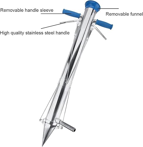 Miniatura 2 de Herramienta de plántulas de verduras, trasplantador manual de plantas, herramienta de maceta de acero inoxidable, herramienta de trasplante manual