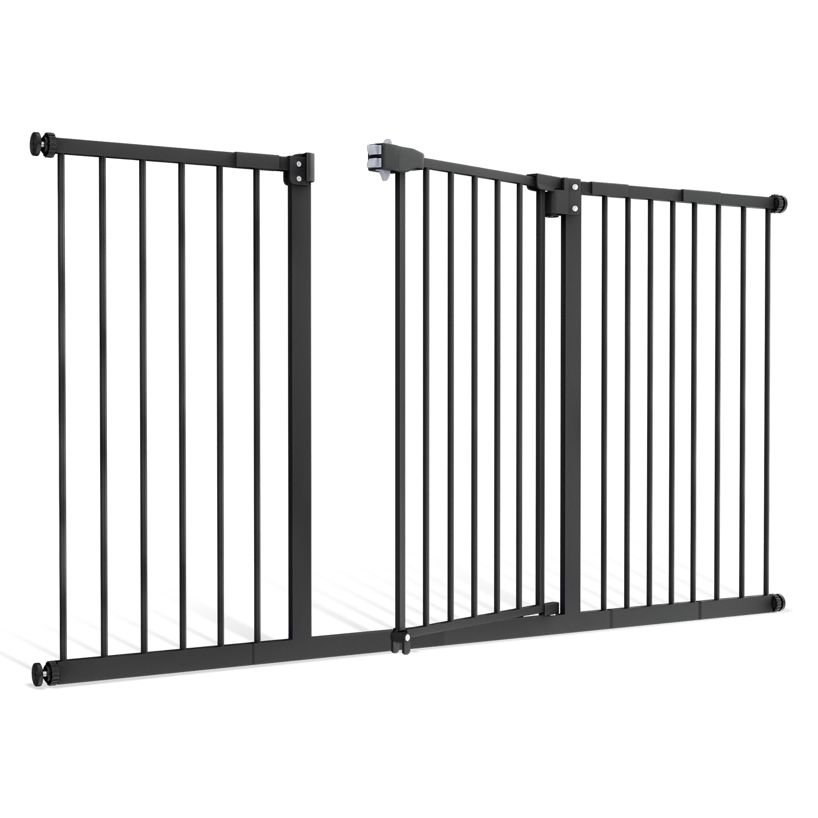 MoNiBloom Extra Wide Walk Thru Dog Gate, 47