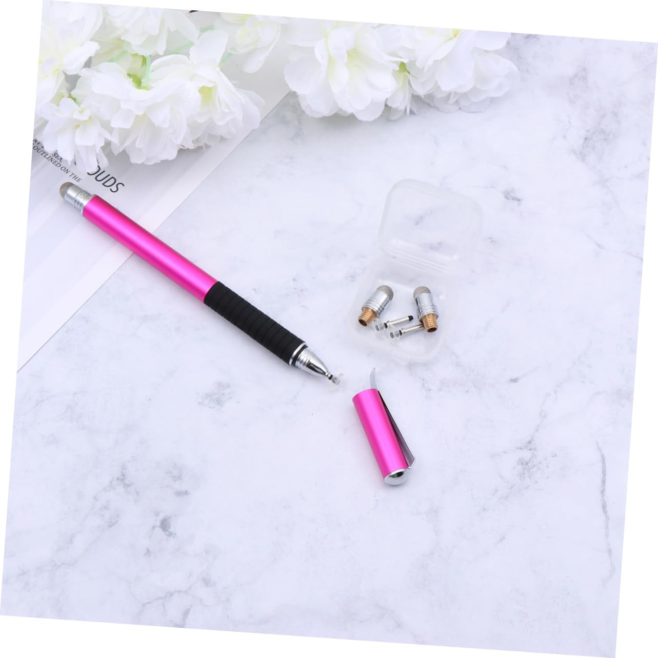 UKCOCO 15 Piezas Pluma Capacitiva Bolígrafos De Estilista para Pantallas Táctiles Lápiz Óptico para Teléfono Pluma De Teléfono Bolígrafo para Titular De La Pluma Buen Punto Androide
