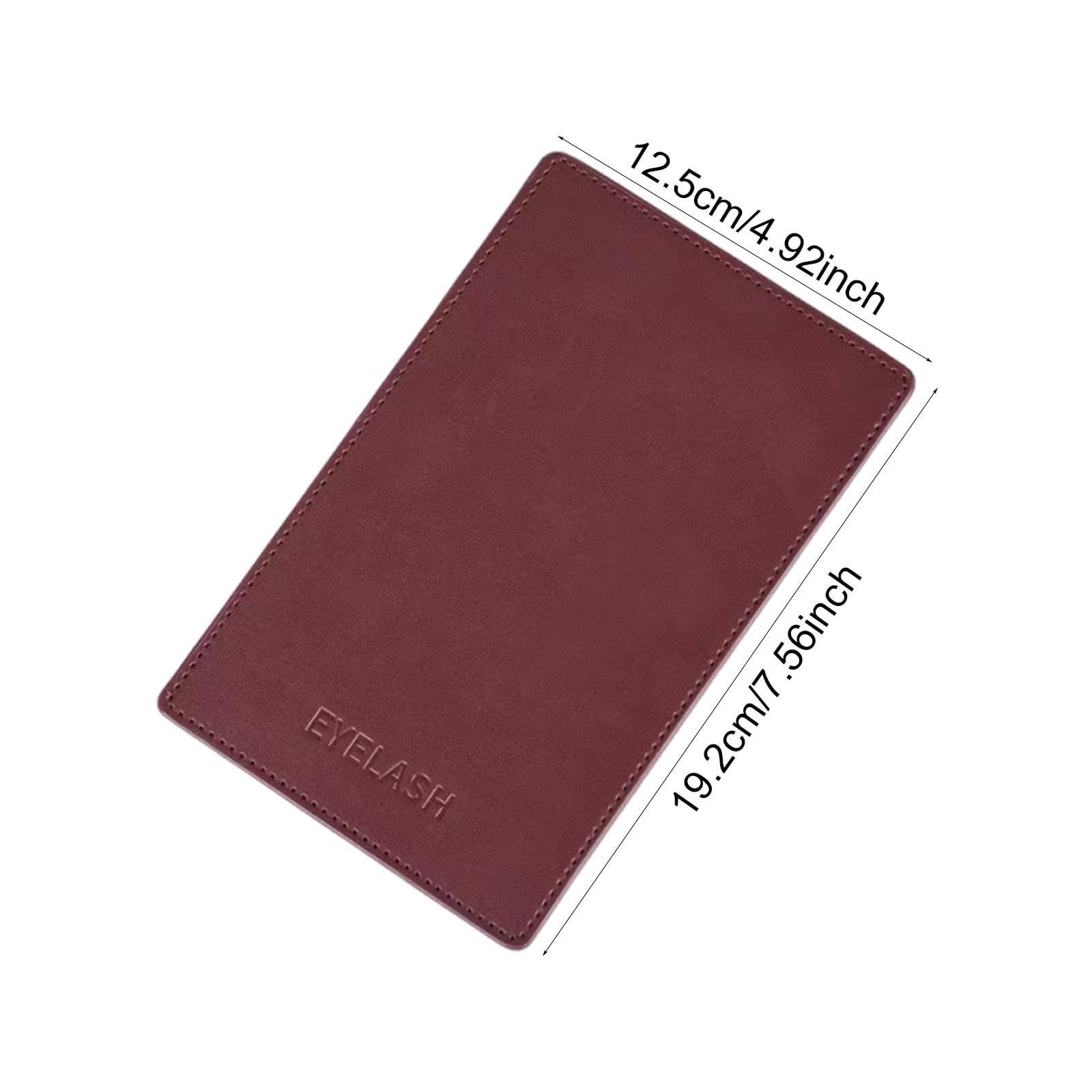 Cuscinetto per innesto extension ciglia: efficiente, professionale, durevole, comodo, pratico, portatile. Strumento per extension ciglia, Rosso Scuro