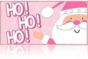 Demissle Pink Christmas Decorations Indoor Doormat
