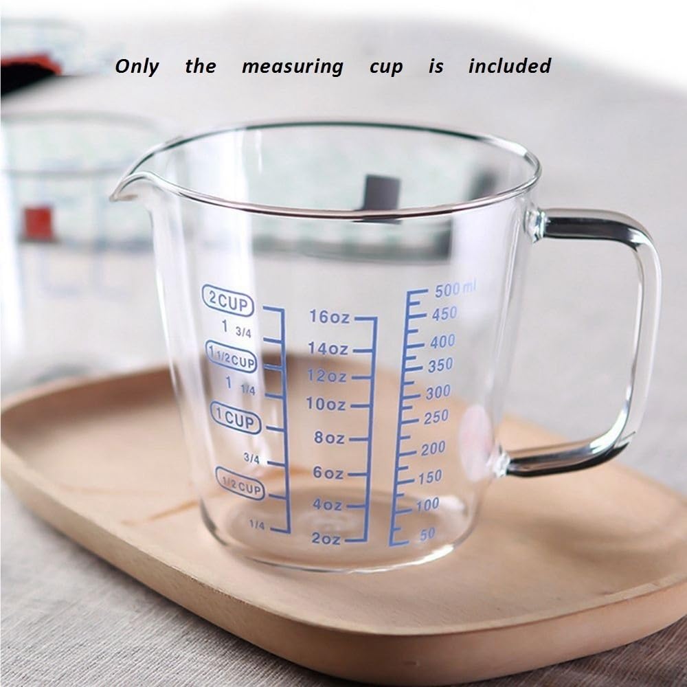 Tasse à mesurer en verre haute teneur borosilicate 250 ml