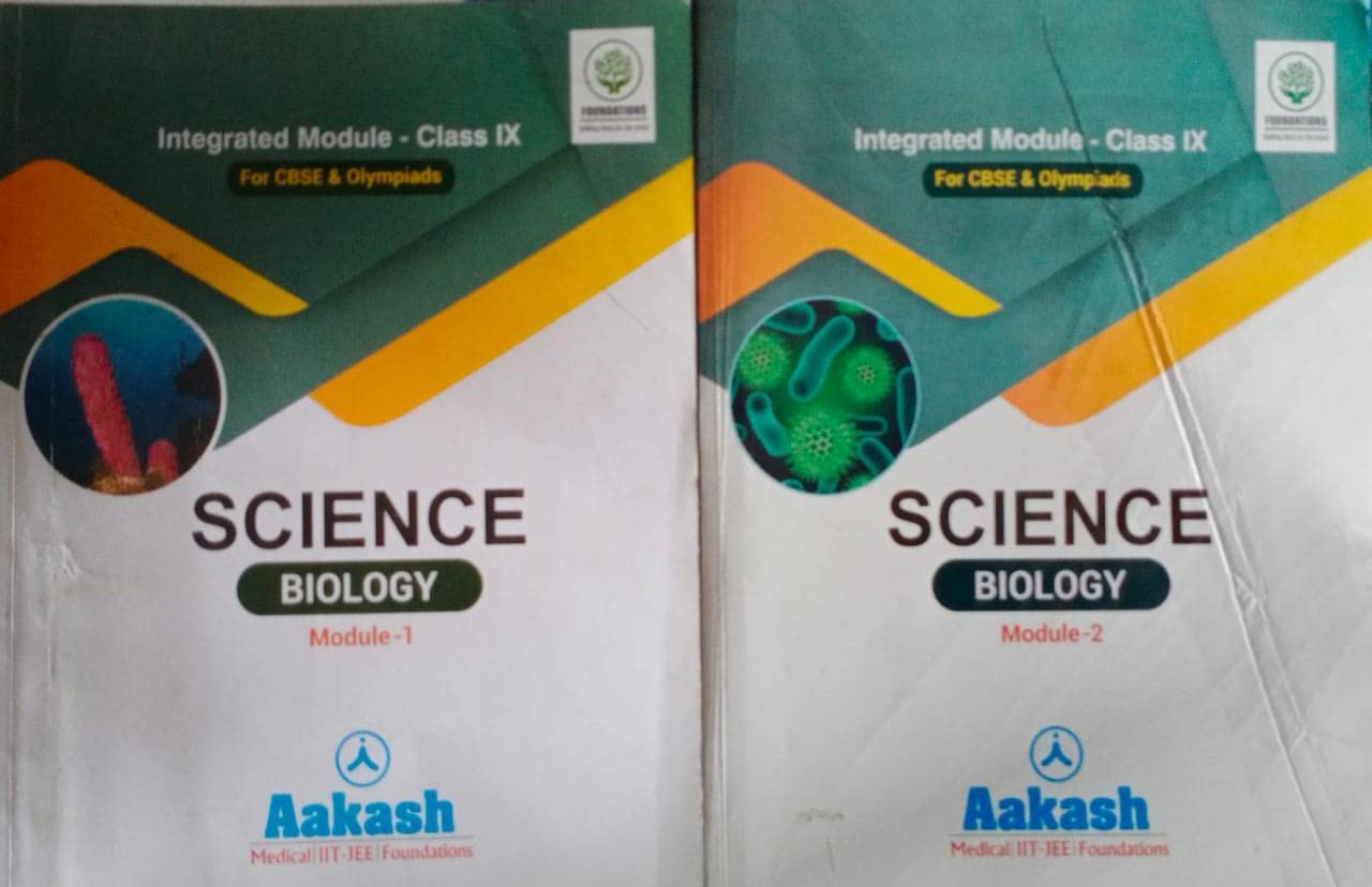 Aakash Integrated Module Science Biology Module 1 & 2 Class 9 Second ...