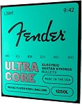 Fender Ultracore™ 1250 Electric Guitar Strings, 1250L Nickel Plated Steel, Gauges .009-.042, Ball End, Set of 6