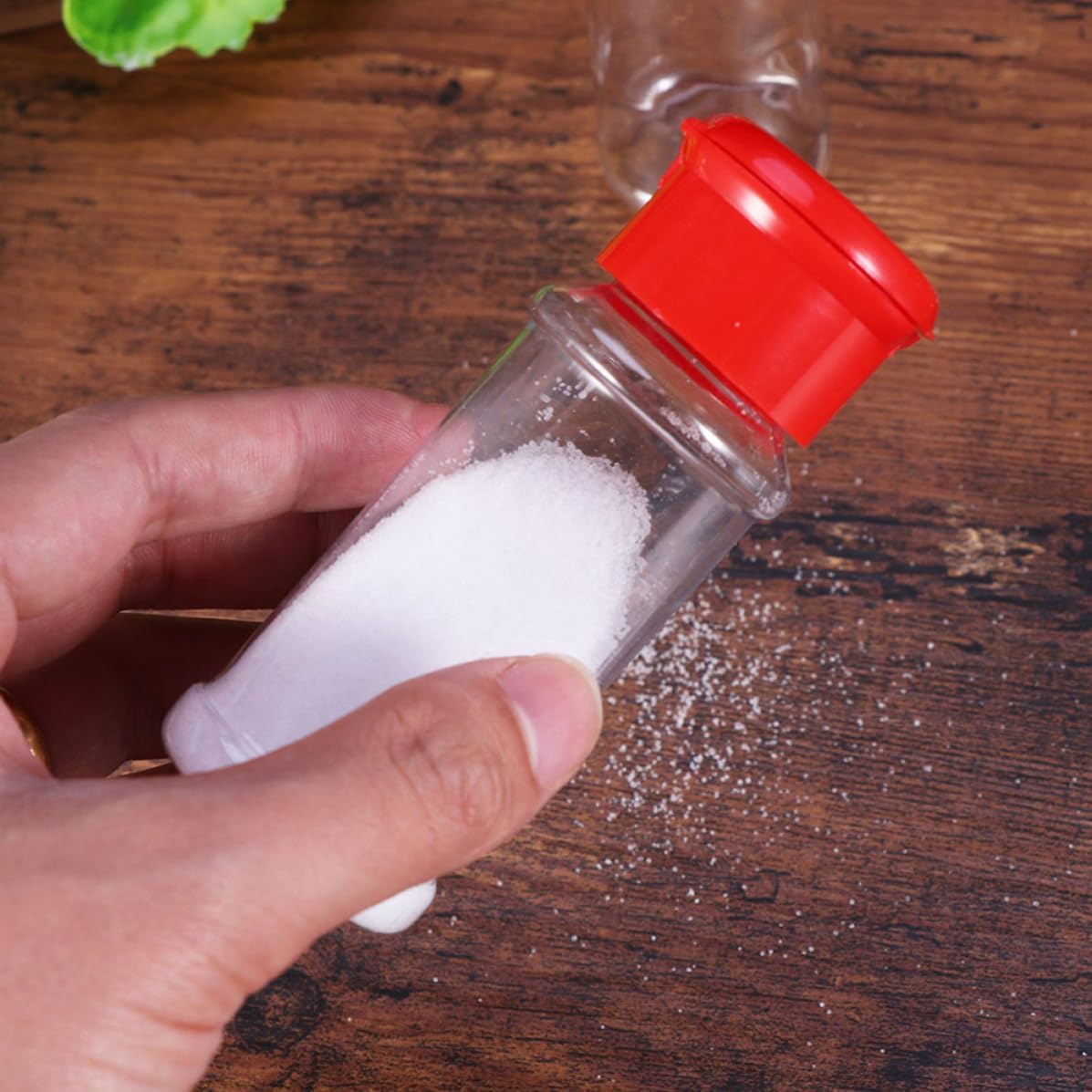 Plastic Seasoning Bottle PET Pepper Shaker 25pcs 100ml