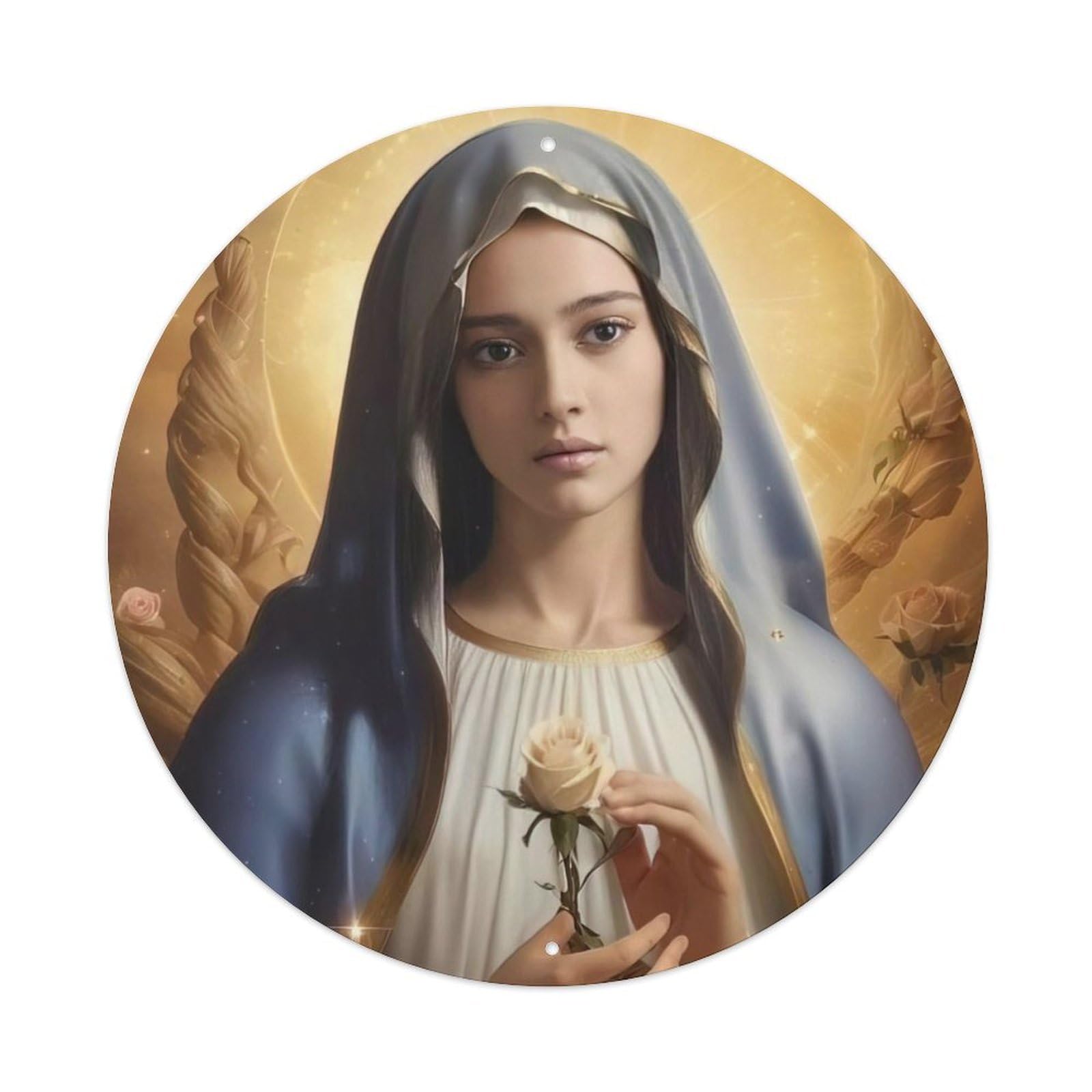 The Great Virgin Mary Religious Metal Tin Sign