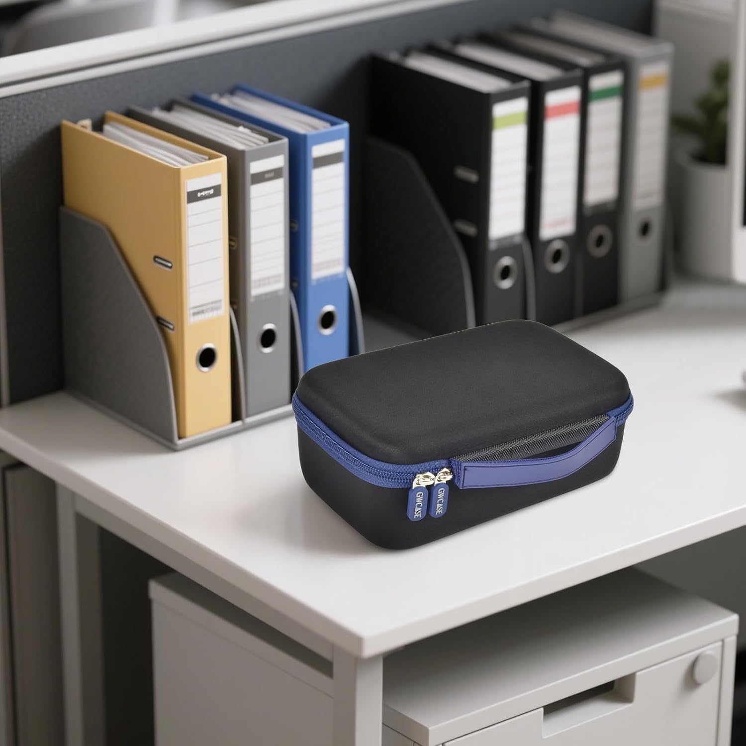 Case Compatible with Brother for P-Touch PTM95/ PT90/ PT45M Handy Label Maker, Storage Holder Carrying Organizer Bag for Label Tapes, AC Adapter, Charging Cables, Batteries, Black (Box Only) - Image 8