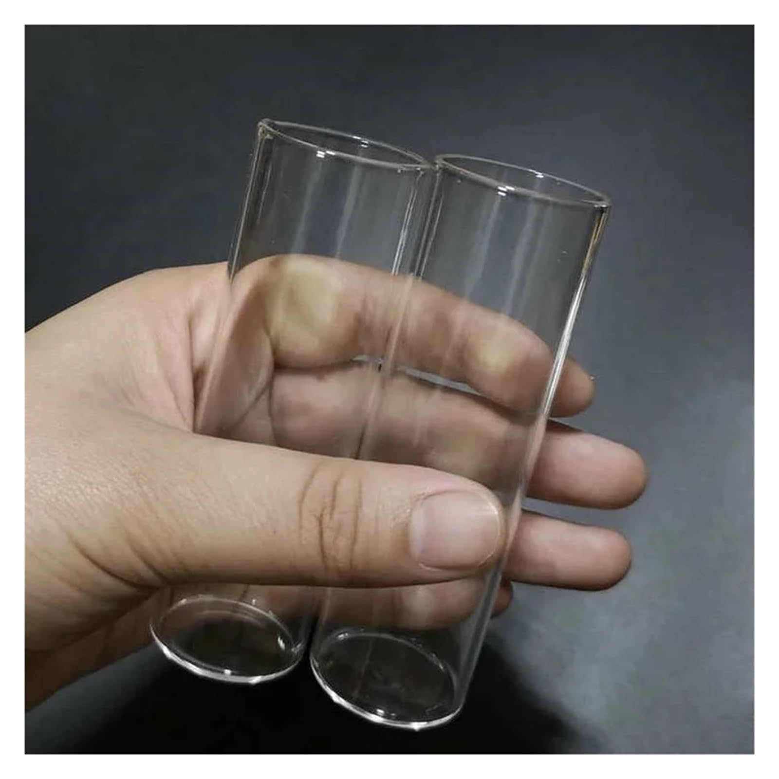 MENGKE 10 Piezas/lote 30x100 Mm 50 Ml Tubo De Ensayo De Vidrio De Fondo Plano For Todo Tipo De Cristalería De Laboratorio