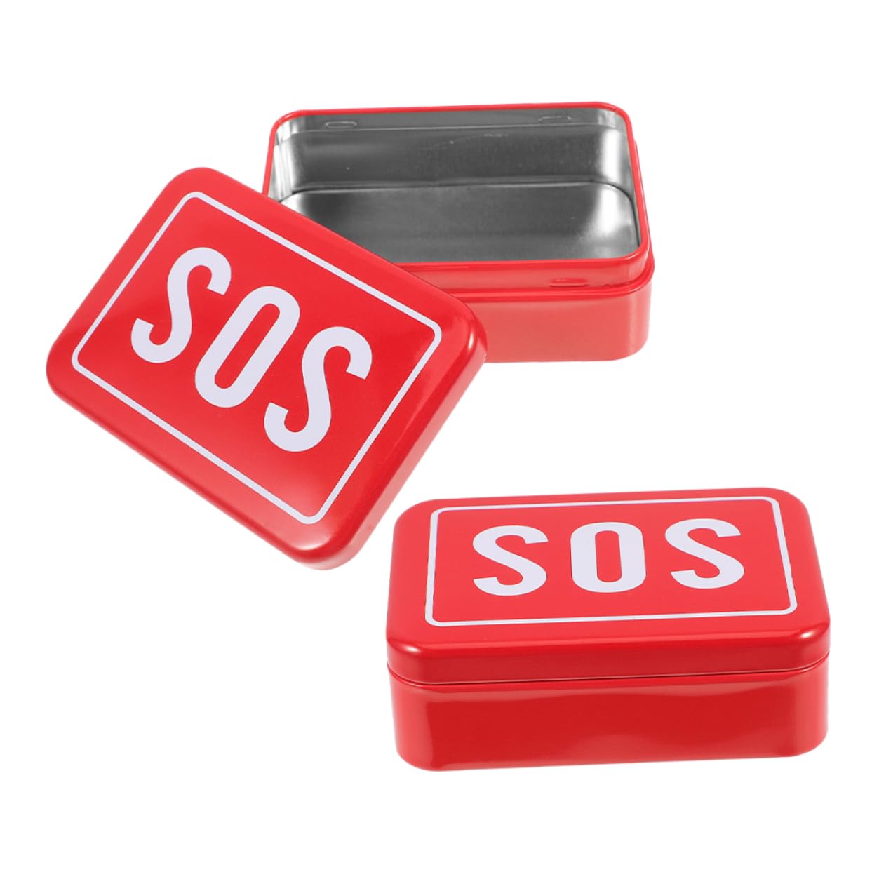 VANZACK Outdoor Adventure Essential Compact Metal Aid Box First Aid Kit Survival Gear Emergency Markings