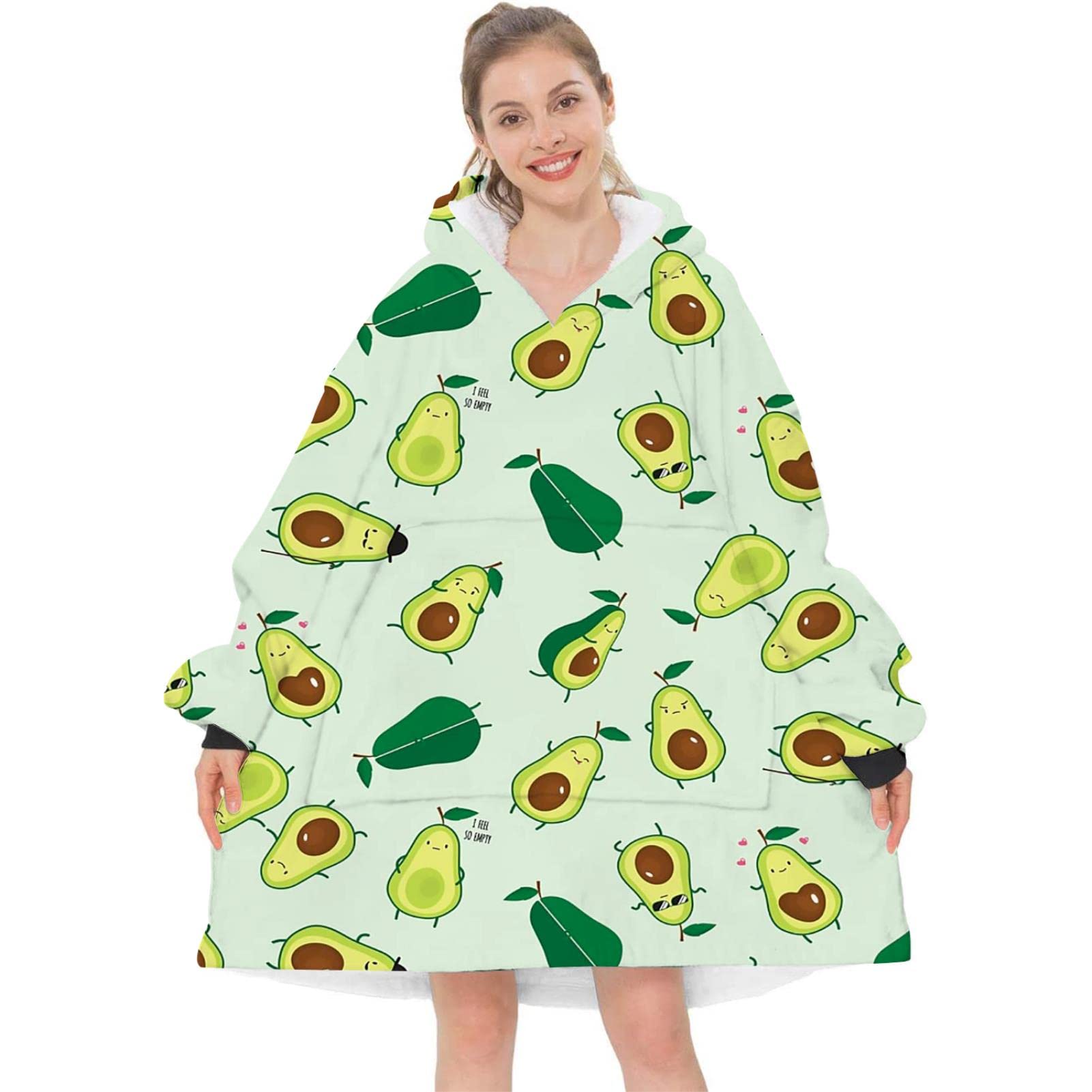 oversized hooded throw blanket