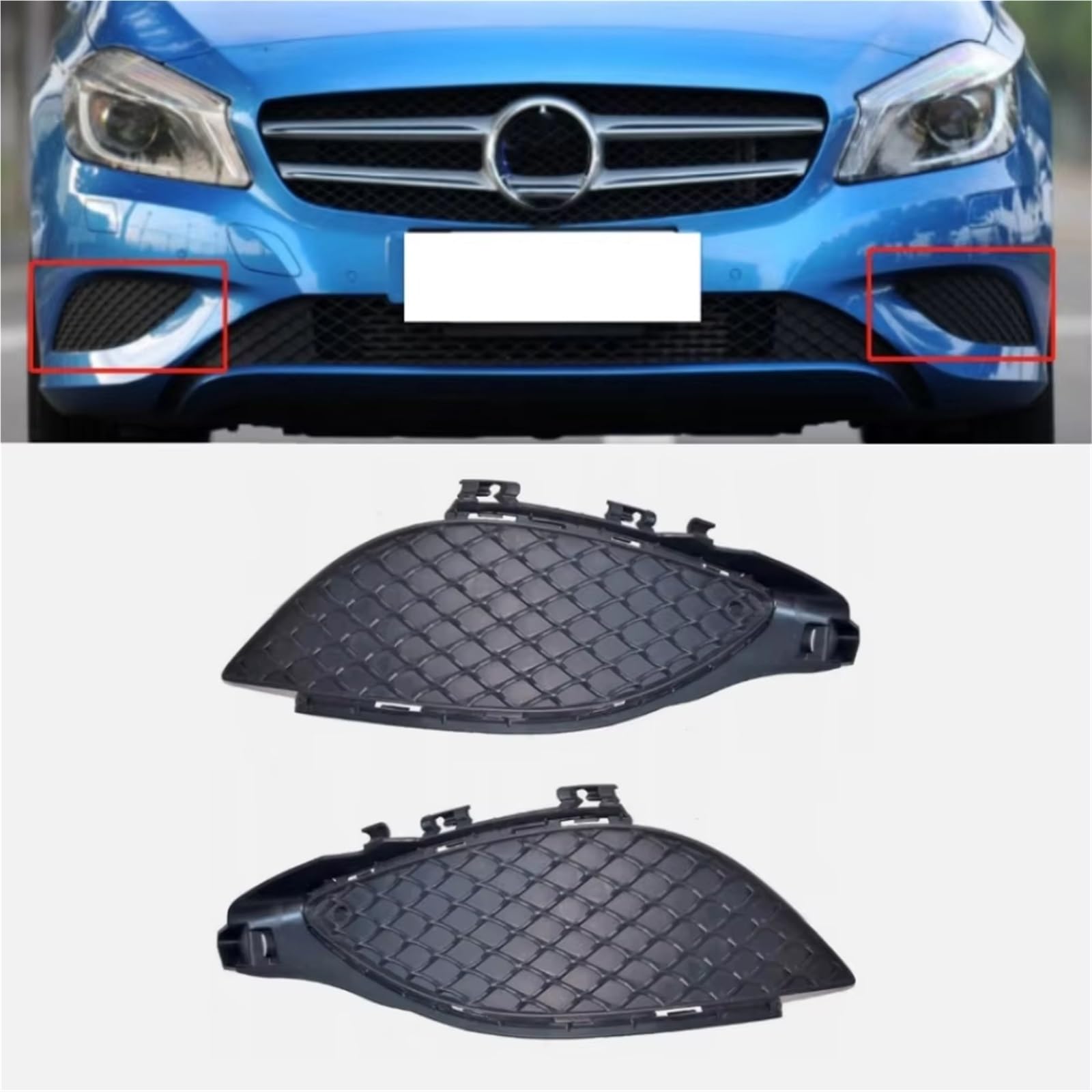 Per Mercedes-Benz Per A180 A200 A260 Griglia Fendinebbia