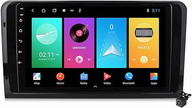 Android 11 for Mercedes Benz ML GL W164 ML350 ML500 GL320 X164 Car Stereo Radio 9 Inch Touch Screen GPS Navigation in-Dash Autoradio Support Bluetooth FM Mirror Link Rear Camera