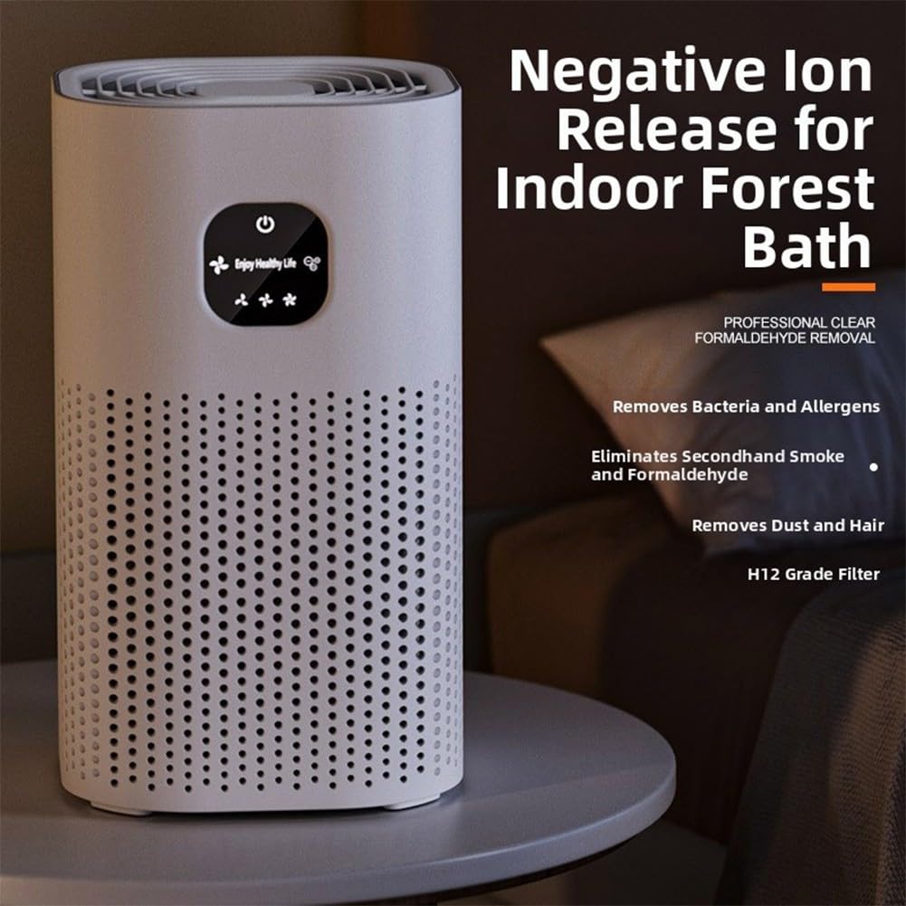 Purificador Silencioso 35dB HEPA para Dormitorio y Oficina