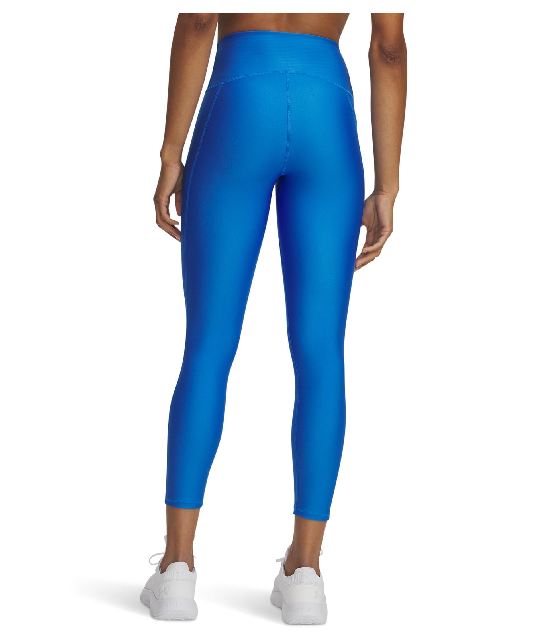 Under Armour Tech High Rise Ankle Leggings, (402) Atlantide Blu / / Bianco, XS Donna