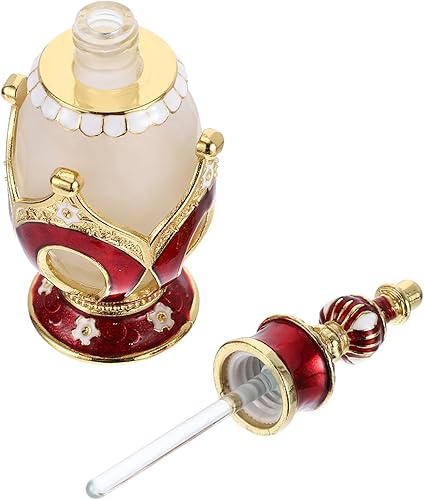 Botella de perfume, botella de esencia, mini botella de spray de cristal árabe para mujeres, botella de perfume árabe, perfume de viaje para