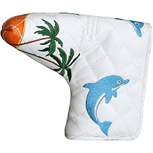 Golf Head Covers Blade Putter Cover Headcover Magnetic Closure Embroidered Fit for Most Brands Scotty Cameron Odyssey Blade Taylormade Ping ect.