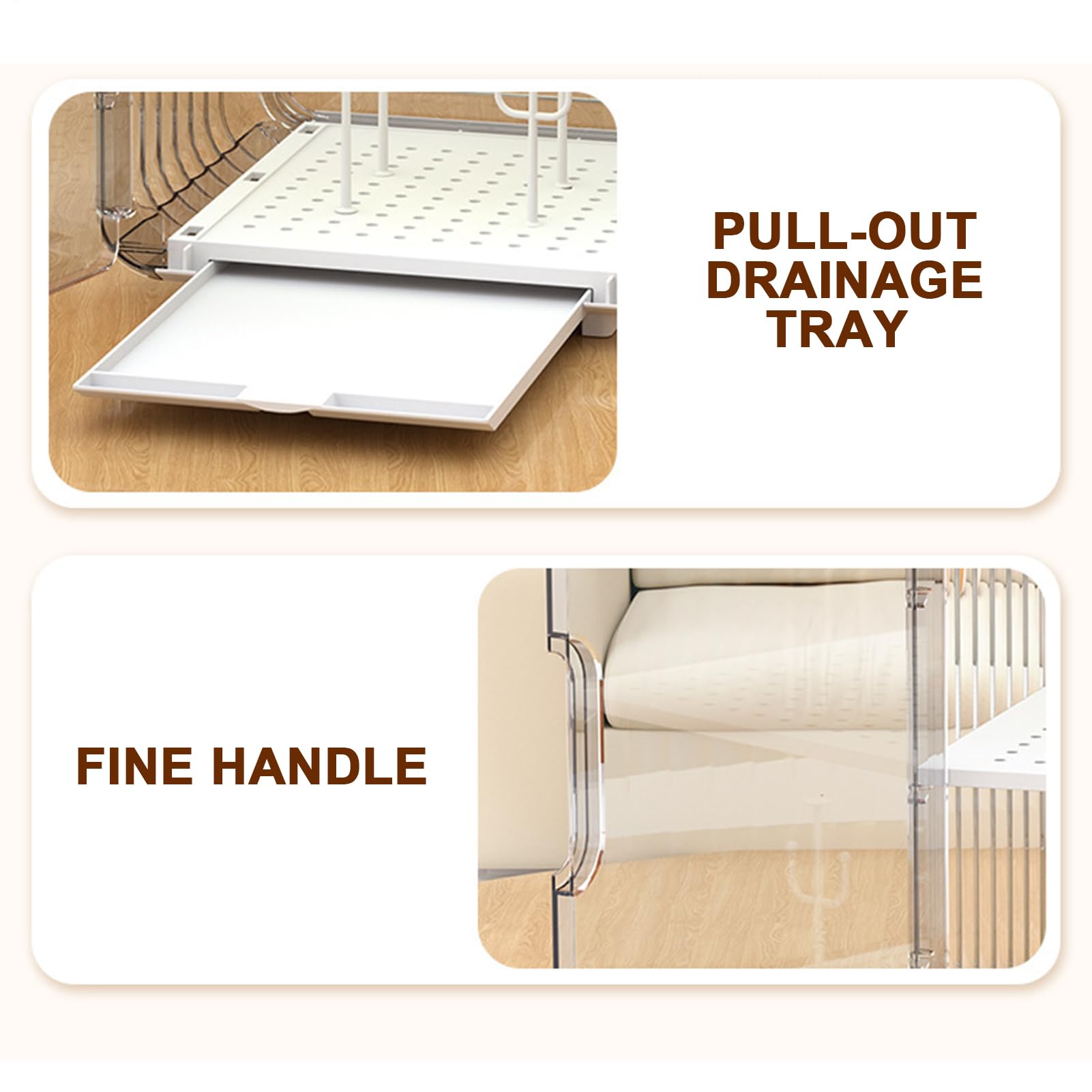 Organisateur De Biberon - Boîte À Rack De Biberon Anti-poussière | 39,5x25x24cm Tiroirs De Rangement De Cuisine Empilables | Grand Support De Bouteille Avec Couvercle Pour Table De Chambre À Coucher R
