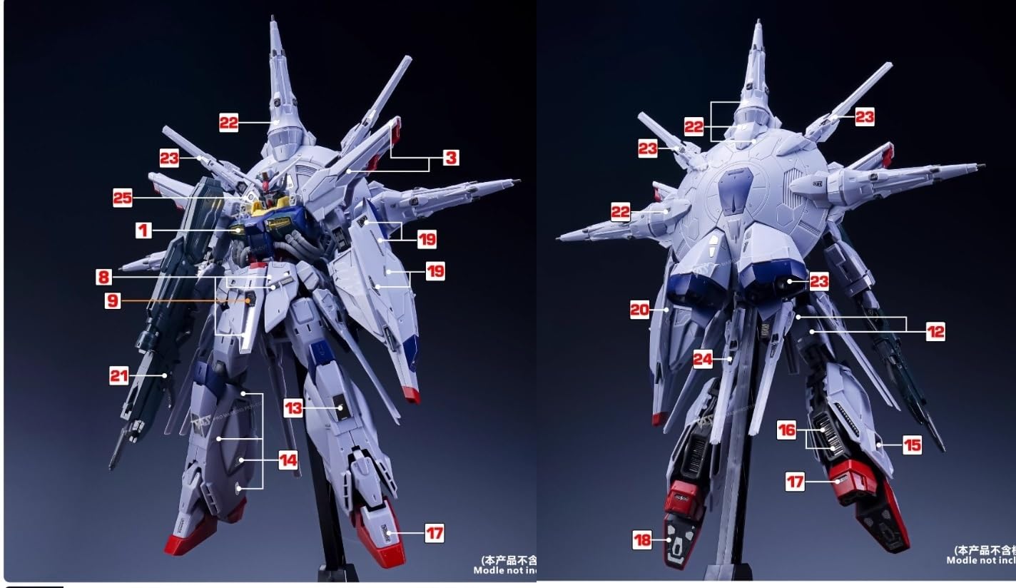 Amazon | MG 1/100 プロヴィデンスガンダム エッチング 改造 パーツ