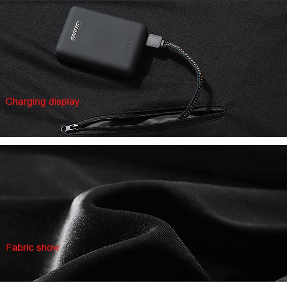 Termoforo Collo Spalla Schiena Elettrico, USB Cuscino Termoforo Elettrico,60X90cm Termoforo Elettrico, 3 Livelli di Temperatura, Lavabile in Lavatrice per Cervicale Spalle e Schiena