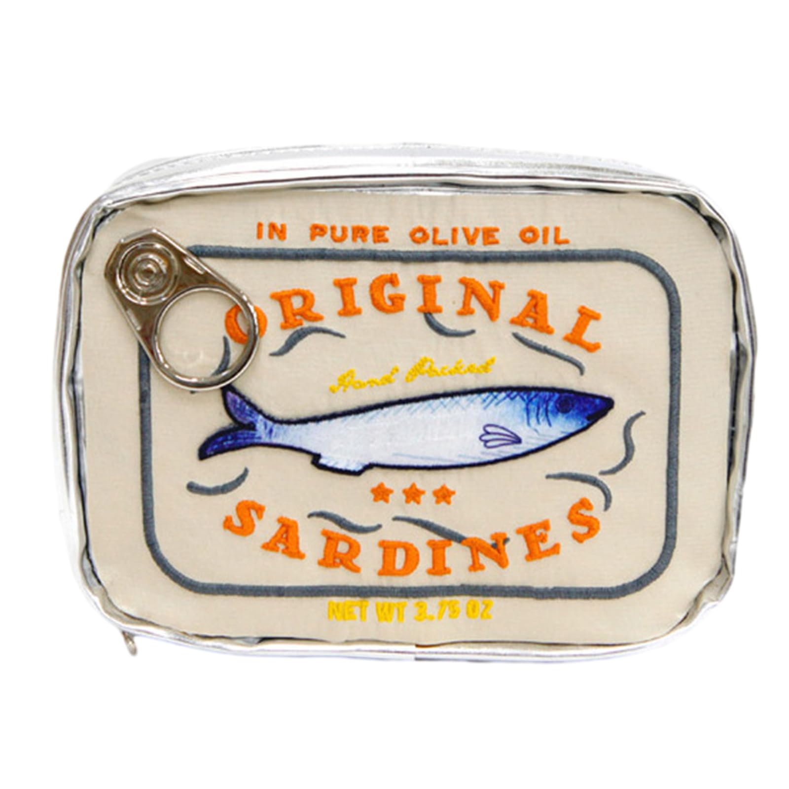 Canned Sardines Makeup Bag, Sardine Bag, Cute Sardine Makeup Creative Toiletry Clutch Organizer, Fish Wallet, Fish