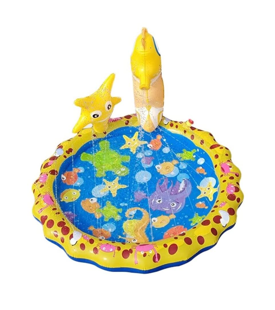 Basen Cartoon Animal Zraszacz Wody Nadmuchiwana Podkładka Zewnętrzna Brodzik Splash Pad Lato Na Zewnątrz Zabawki Ogrodowy