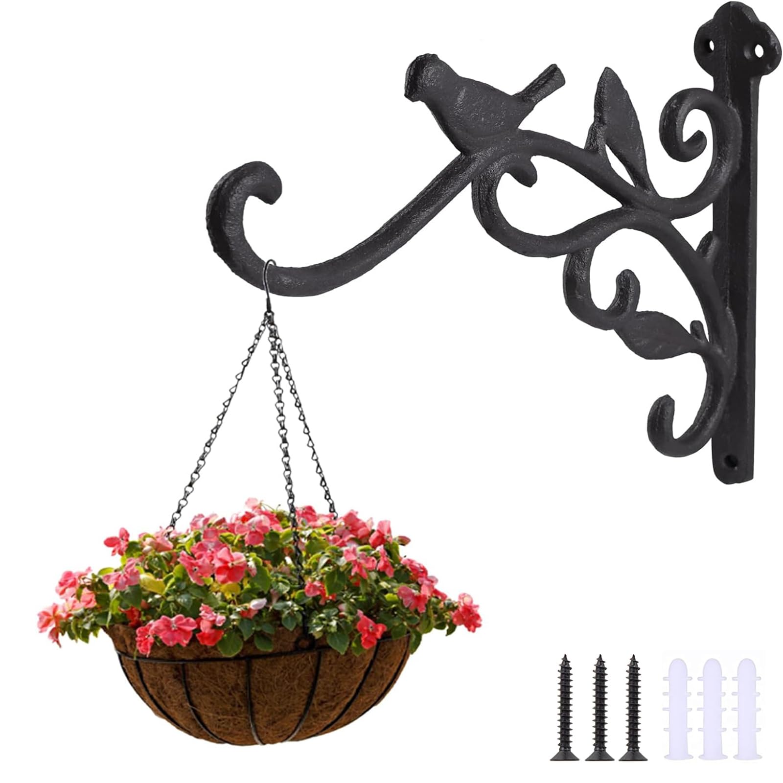 Amazon | DEWEL プランターフック 吊り下げ植物ブラケット 観葉