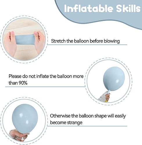 Miniatura 3 de Globos retro pastel, 12 pulgadas, 6 colores, azul, morado, verde, rosa, beige, globos de látex para cumpleaños, graduación, aniversario, baby