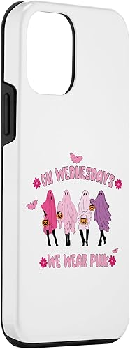 Miniatura 3 de iPhone 12 mini El miércoles llevamos rosa lindo fantasma Halloween caso de cáncer de mama