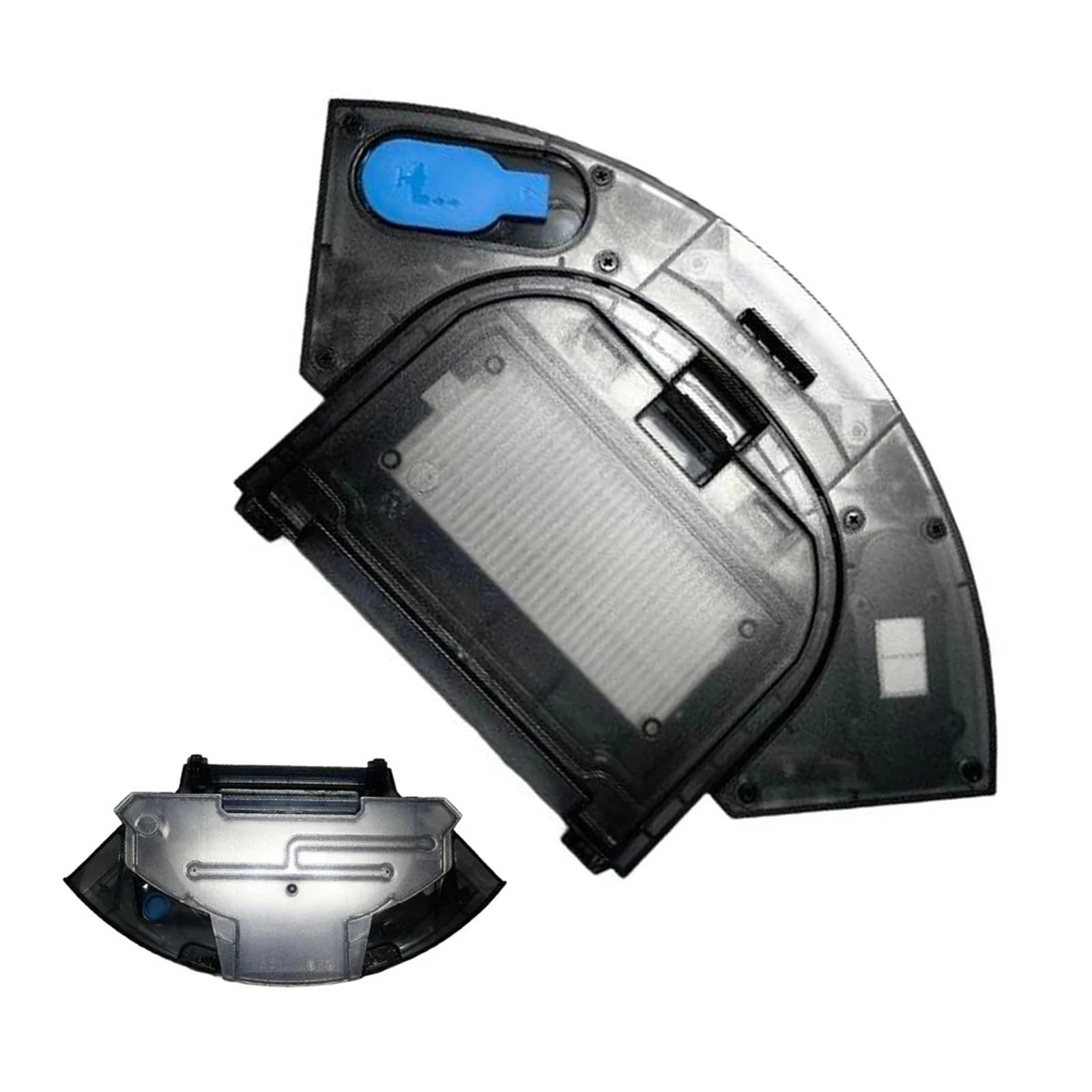 2-in-1-Staubbehälter-Mopp-Tankaufsatz Mit Einer Geräumigen Staubsammelbox, Kompatibel ILIFE-T20S-Roboter-Staubsauger-Ersatzteilen