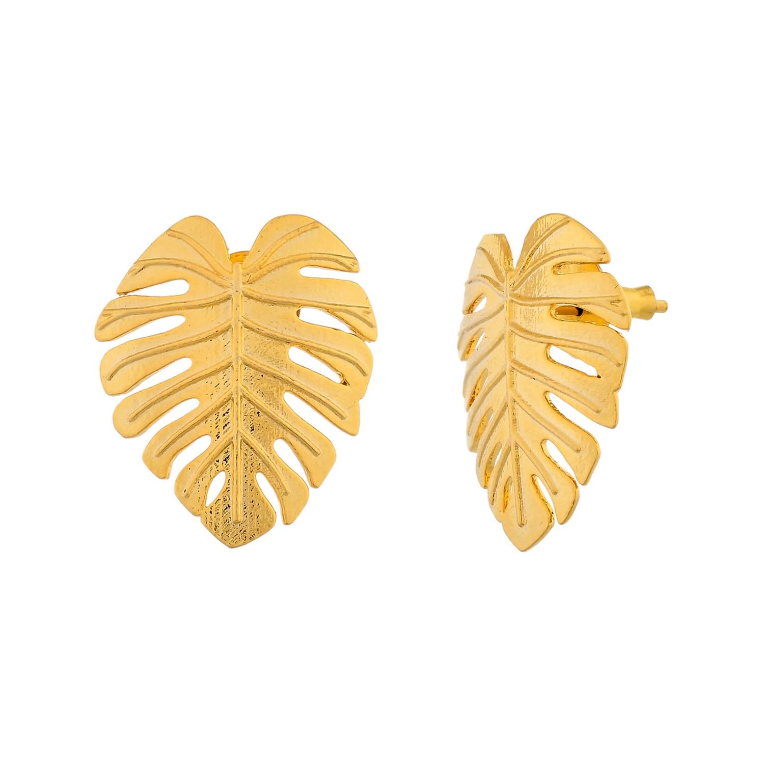 Voylla Hawaii Monstera Statement Studs|Studs Earrings For Women|Boho|Vacation|Travel| (B0D2HL28P5) Amazon Price History, Amazon Price Tracker