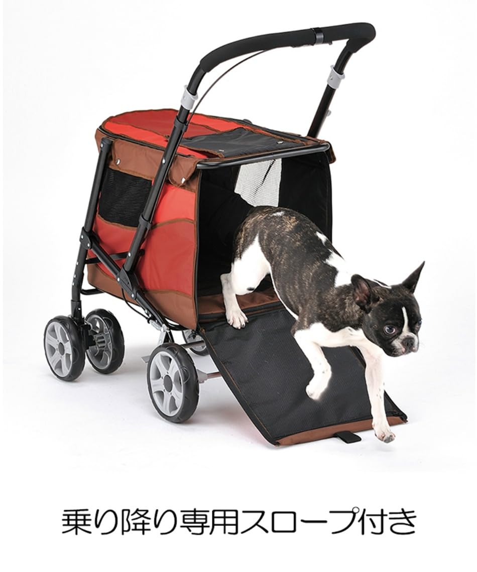 犬用バギーカーBonbiアルコンペットバギー デカプログレ（レッド） ボンビアルコン オンラインショップ / ペットバギーDECA PROGRE