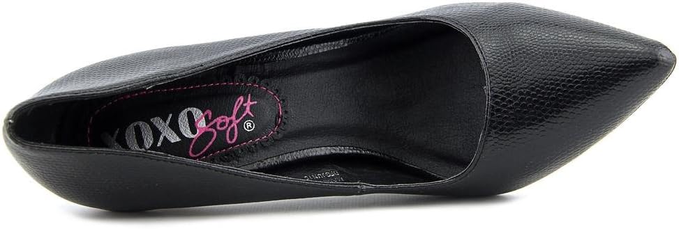XOXO Womens Filomena Pointed Toe Classic Pumps Black