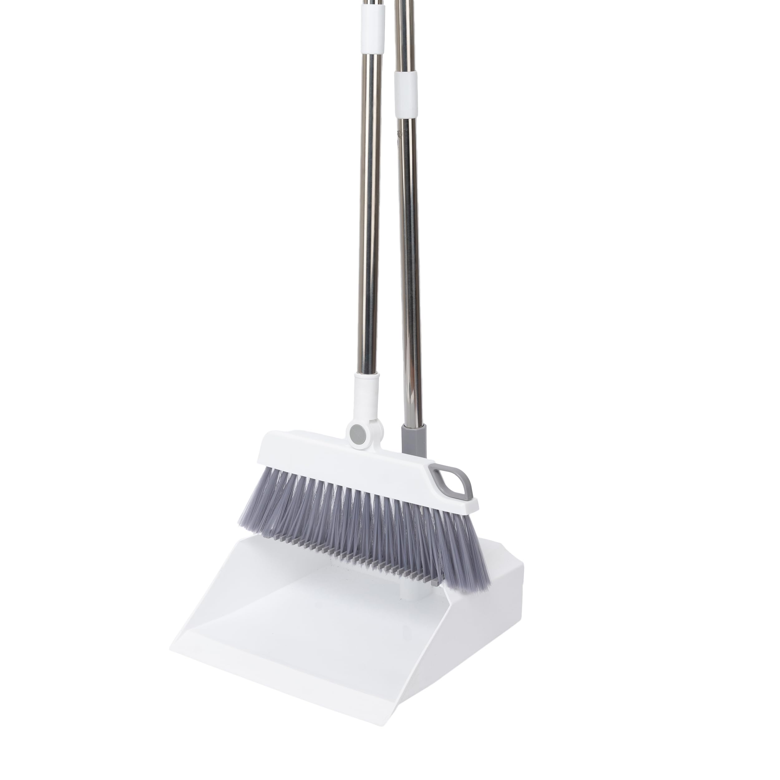 IMUU Upright Stand Up Broom Brush with Dustpan Combo, Folding Dustpan Storage Sweeping Cleaning Tool Stainless Steel Material Long Handle Brush for Lobby Floor Home Kitchen Garden (B0D3F4FFV6) Amazon Price History, Amazon Price Tracker