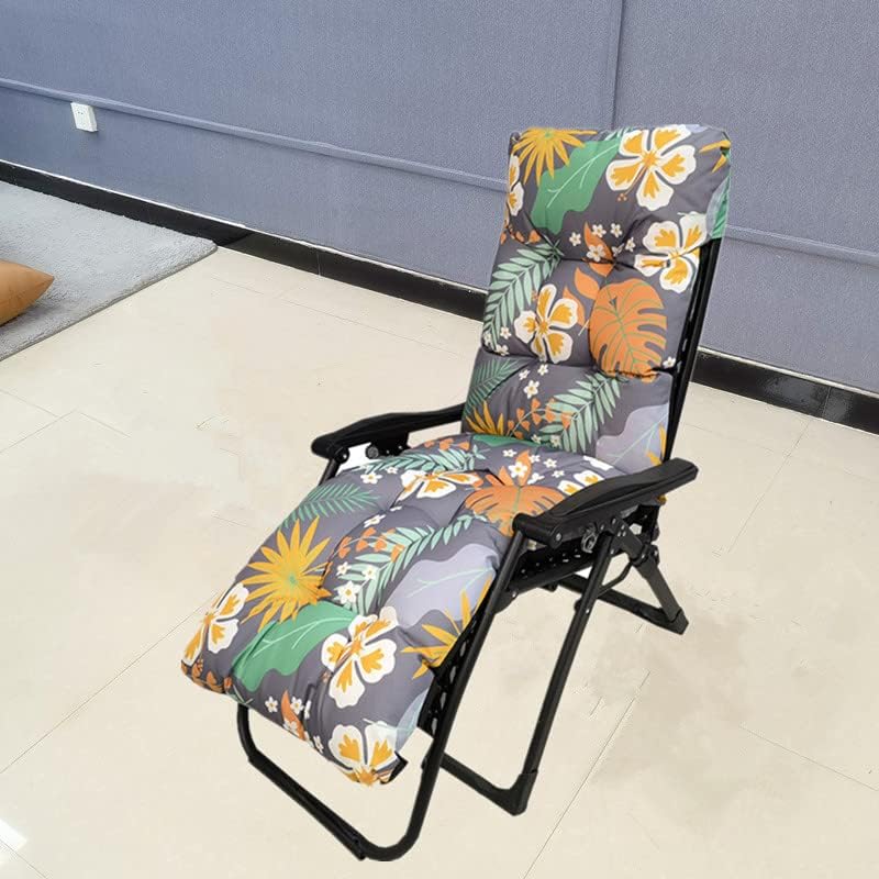 Miniatura 7 de SEAHOME Cojín para silla mecedora de 65 pulgadas para interiores y exteriores, cojín para silla de salón de patio con lazos y cubierta superior,