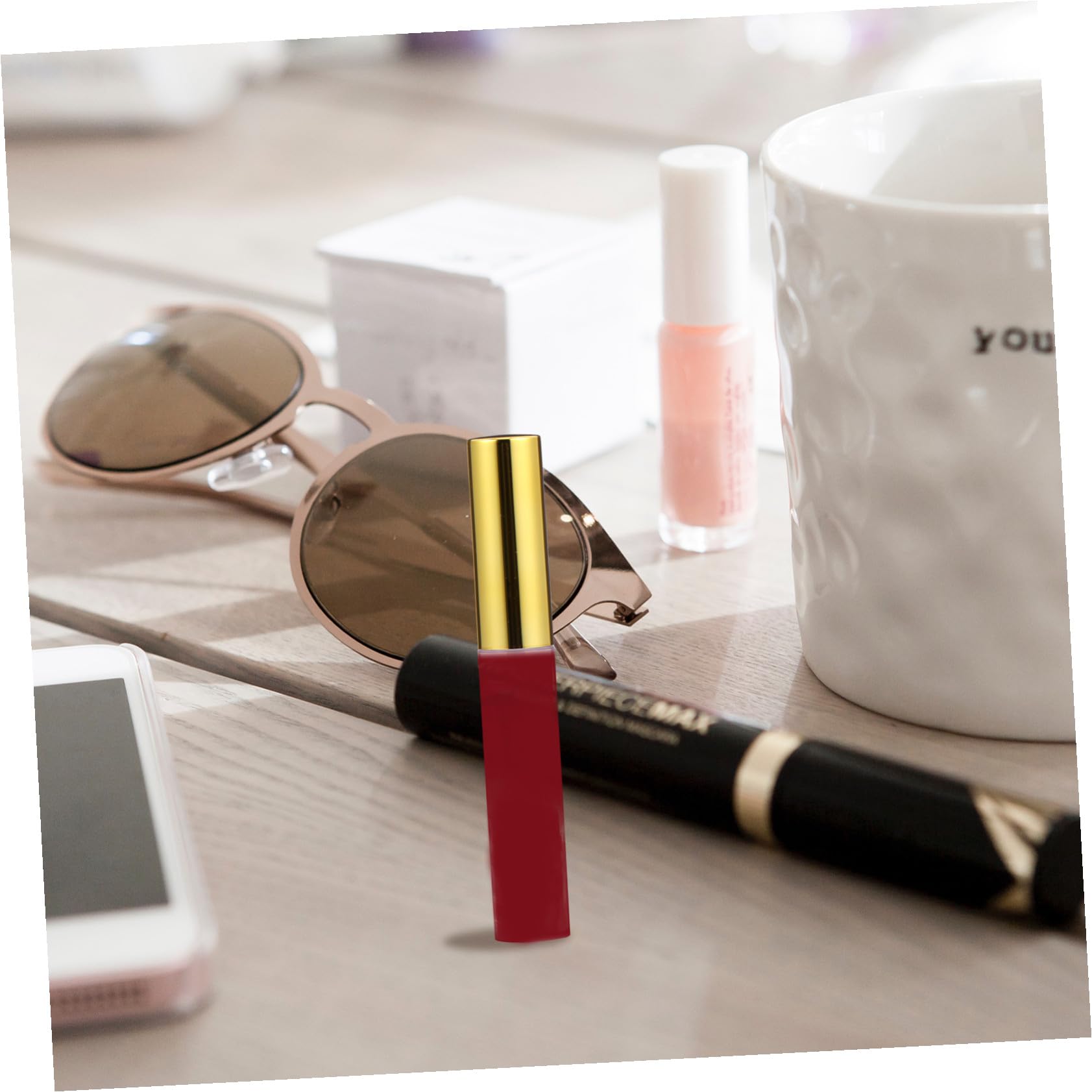 DECHOUS 36 Tubos de Brillo de Labios 10 Ml Rellenables Plástico para Embalaje Cosmético DIY