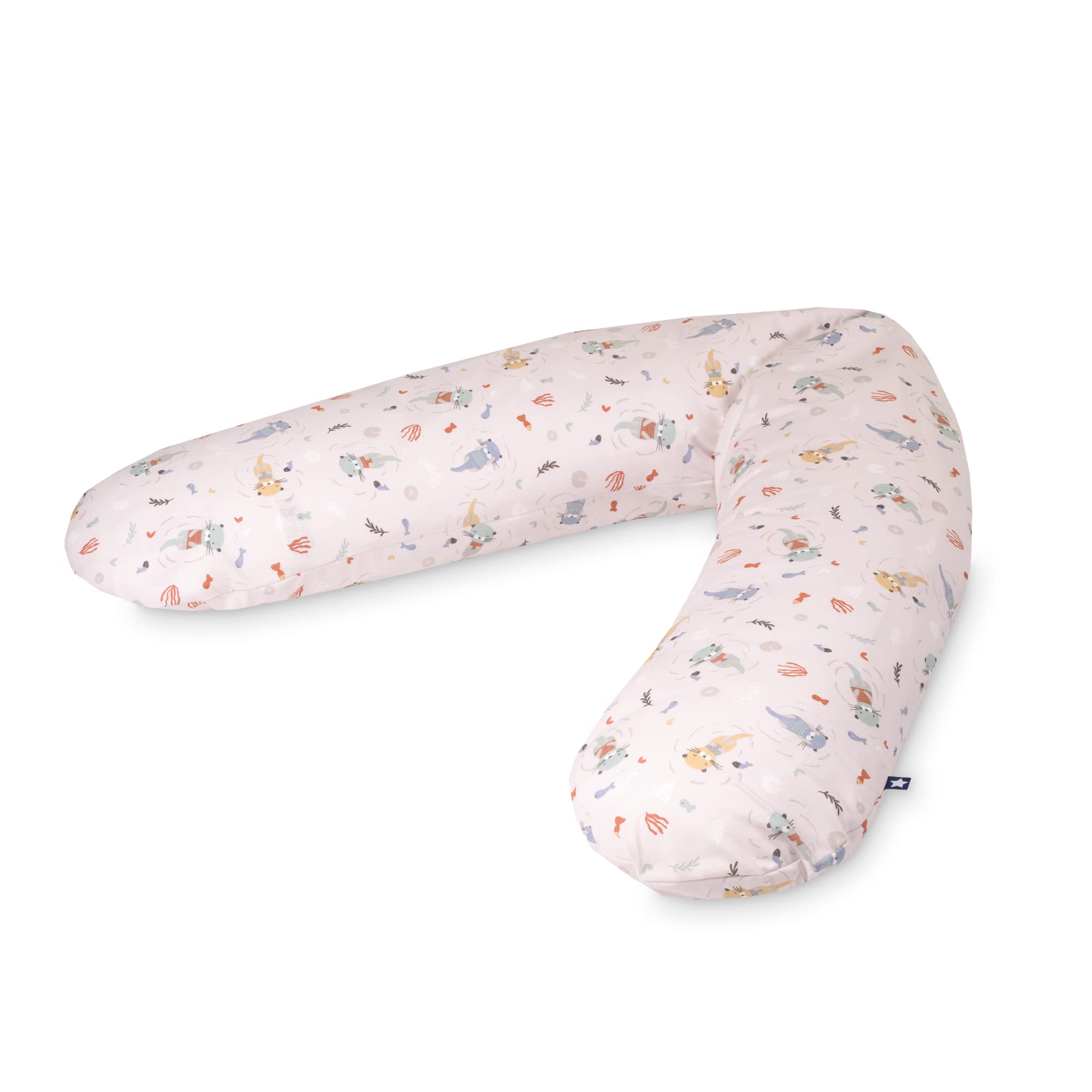 Julius Zöllner Jersey Stillkissen ca. 190 cm | Füllung 42 Liter EPS-Mikroperlen | Made in Germany | Bezug aus 100% Baumwoll-Jersey | OEKO-TEX® STANDARD 100 | Little Otti
