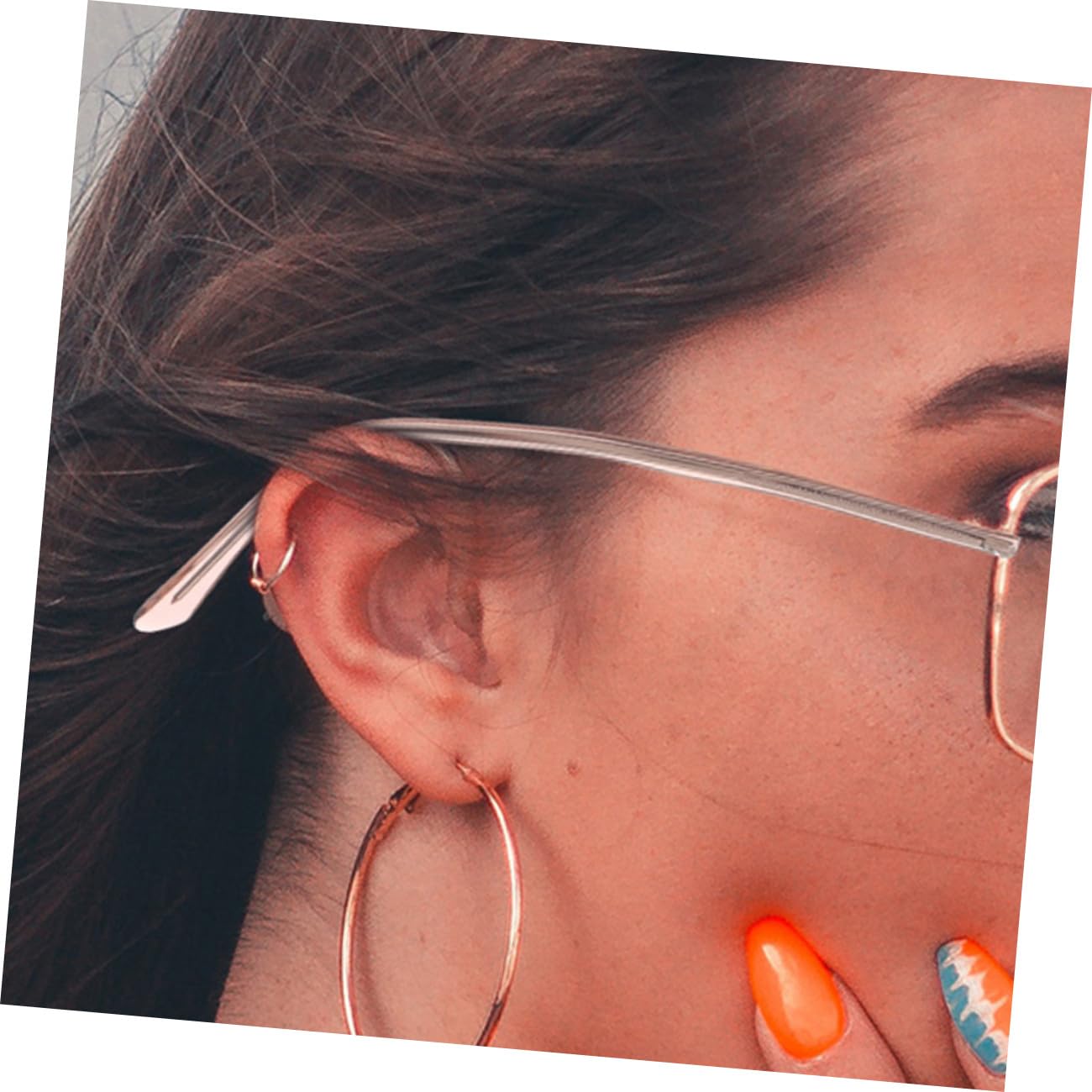 Healeved 10ensembles Branches Métalliques pour Lunettes Accessoires Universels Anti-allergie pour Lunettes Soleil