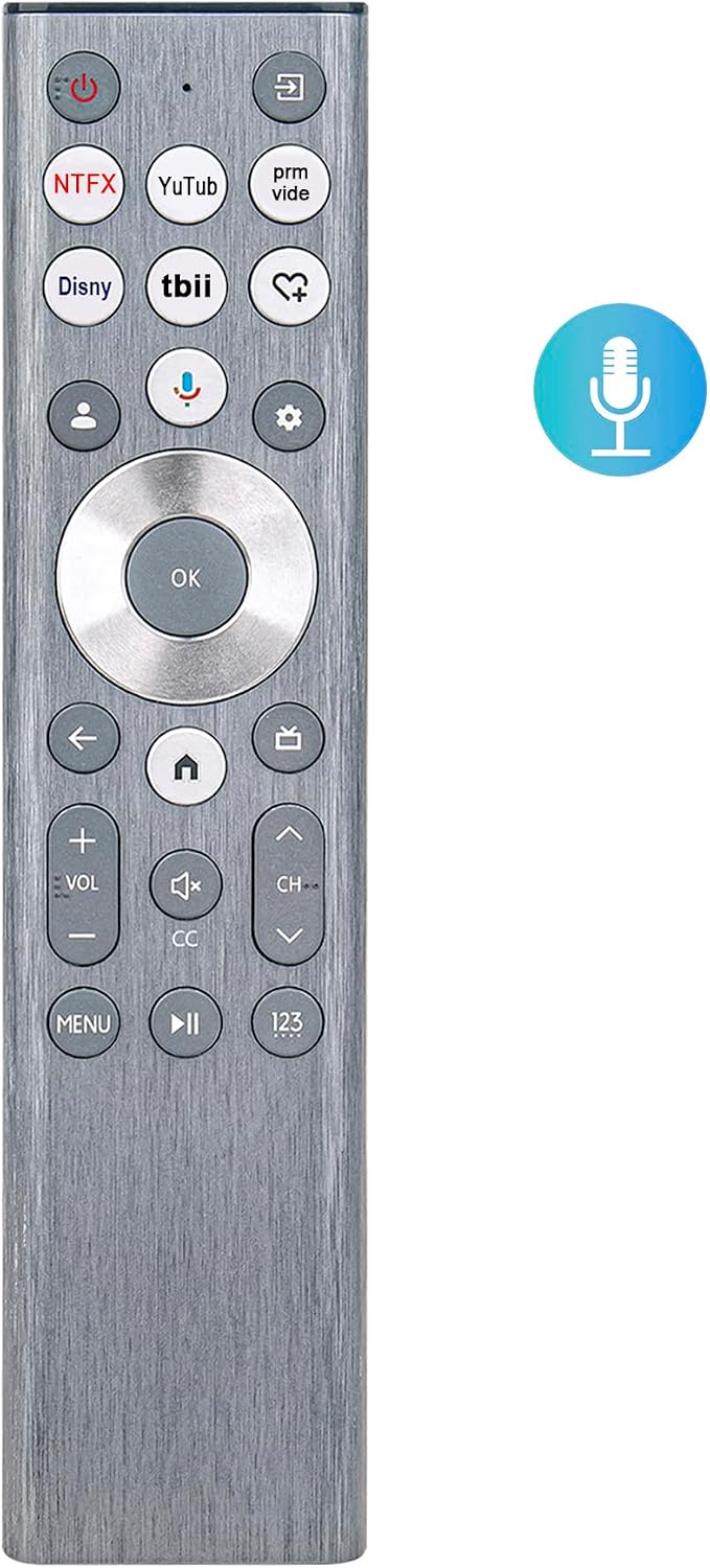 ERF6A80 Replace Voice Remote Control with Backlit fit for Hisense U6 U7 U8