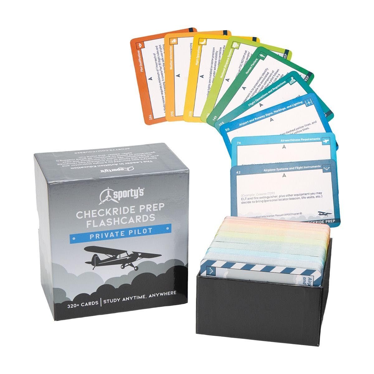 Sporty’s Private Pilot Checkride Prep Flashcards