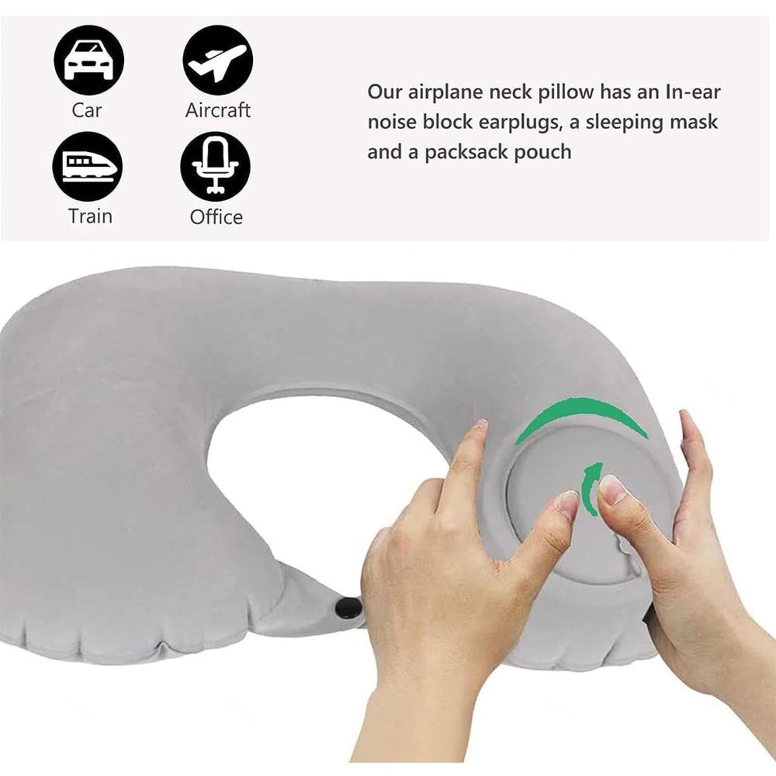 Cuscino per Sedile antidecubito, Cuscino per coccige per Dolore al coccige in Memory Foam, Cuscino per Sedile Auto per Mal di Schiena per Lunghe Ore seduti in Ufficio, Auto, B-Blue