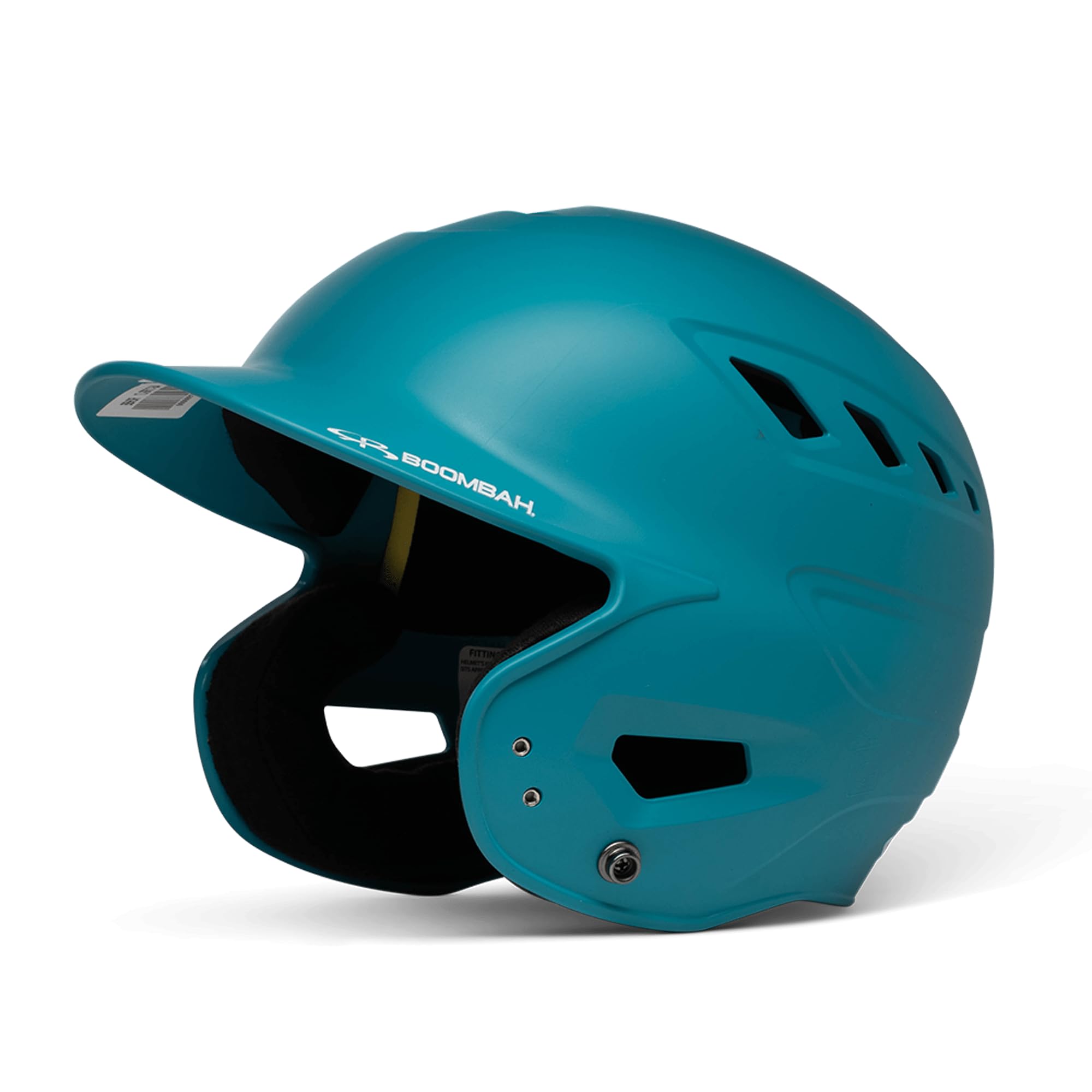 Boombah DEFCON Solid Matte Batting Helmet NOSCAE Teal - Size Senior 7