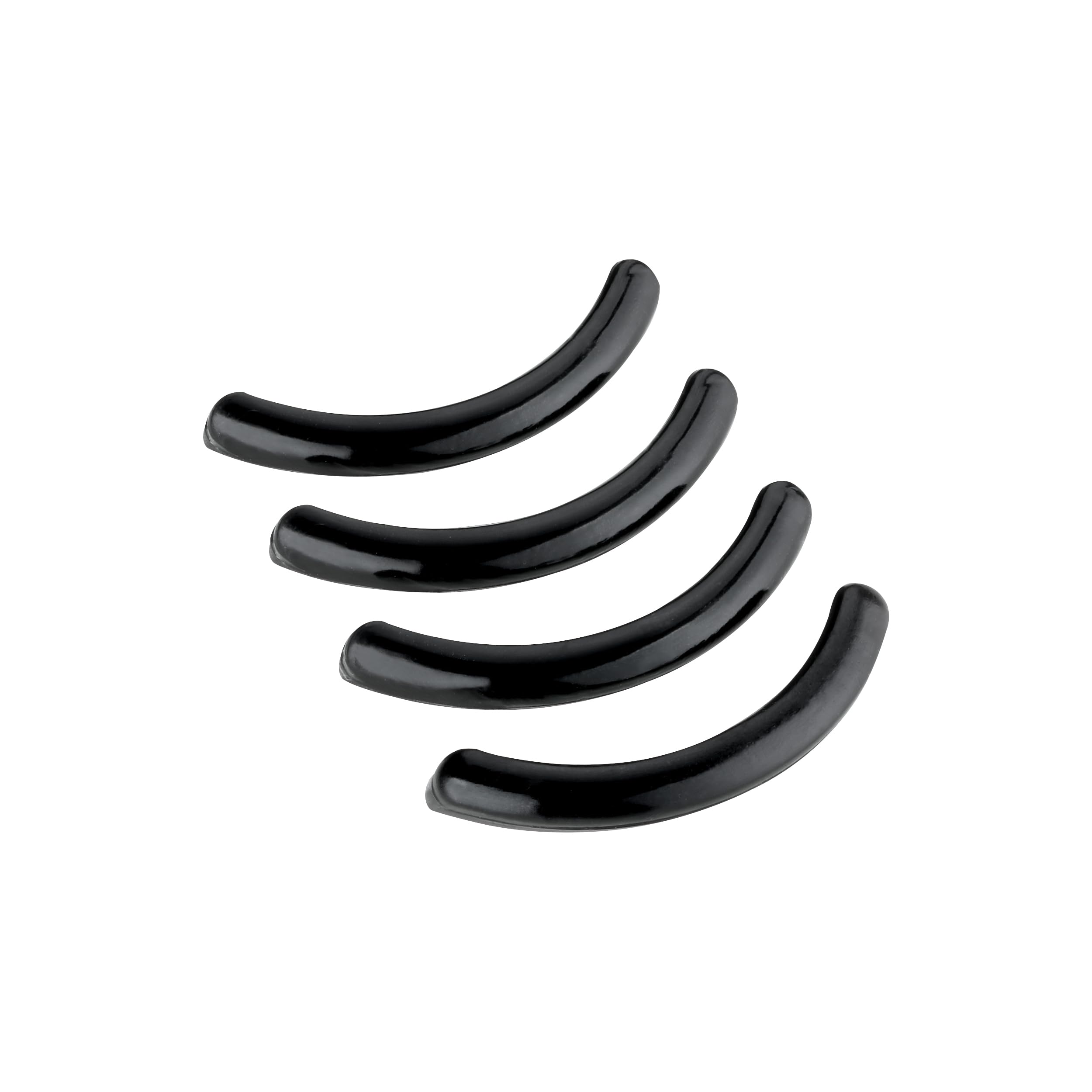 TWEEZERMAN Almohadillas de repuesto para rizador de pestañas, 4 unidades, color negro