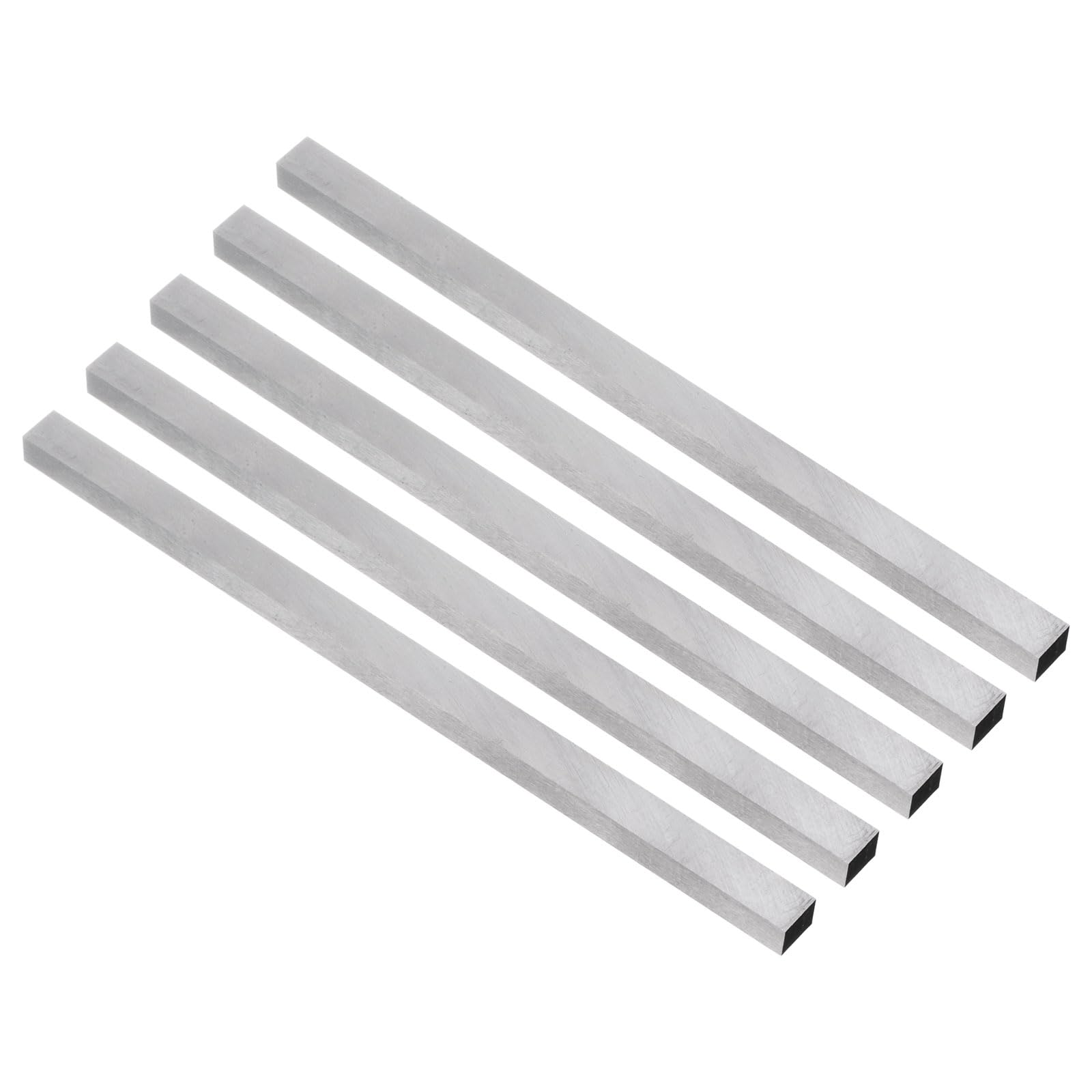 sourcing map Punta per tornio 8 mm x 10 mm x 200 mm, acciaio HSS, rettangolare, 5 pezzi