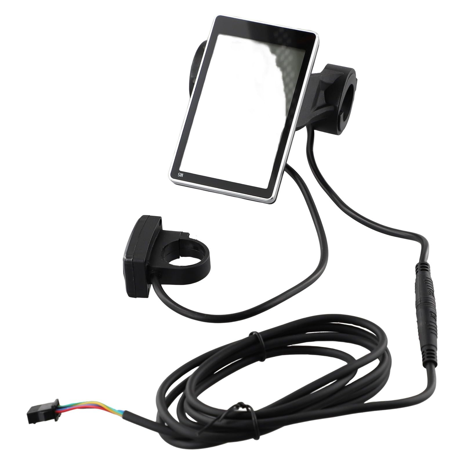 Lecreatekit E-Bike M5 Display LCD 5Pin Scooter Elettrico Tachimetro con Guscio in Acciaio ABS Compatibile con Protocollo di Comunicazione N° 2