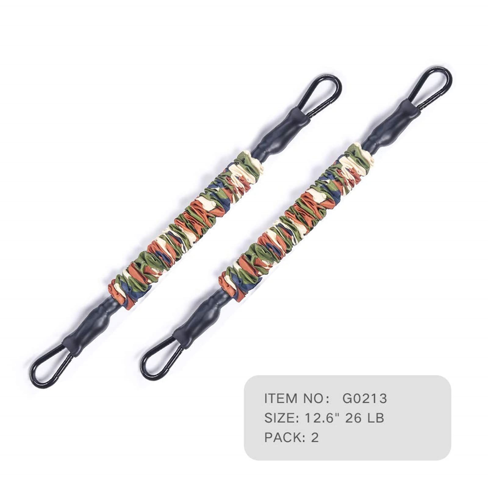 INNSTAR Resistance Bands Accesories Exercise Bands Attachment for Home Gym Workout Full Body Workout (Deadlift Band Camo Green-12.6")